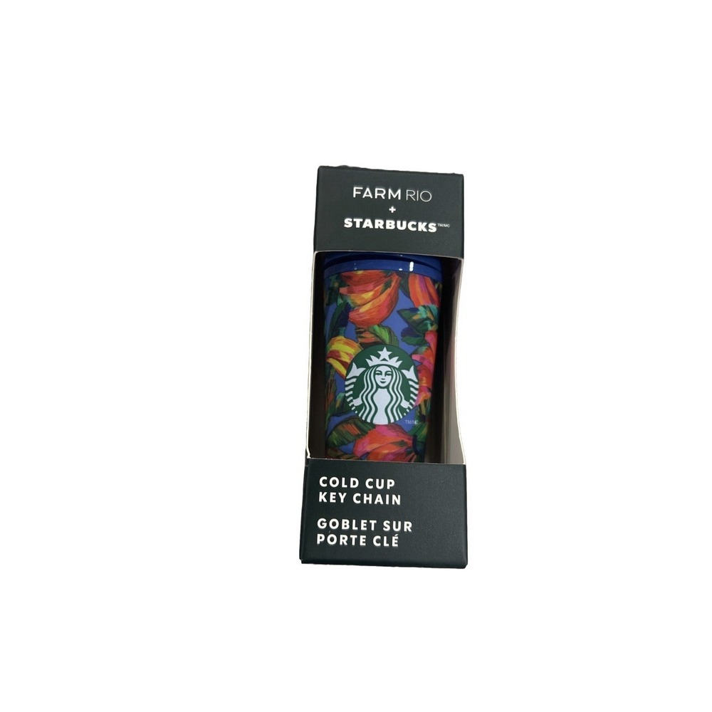 Starbucks x Farm Rio Brazilian Tropical bananas Cold Cup Keychain Mini